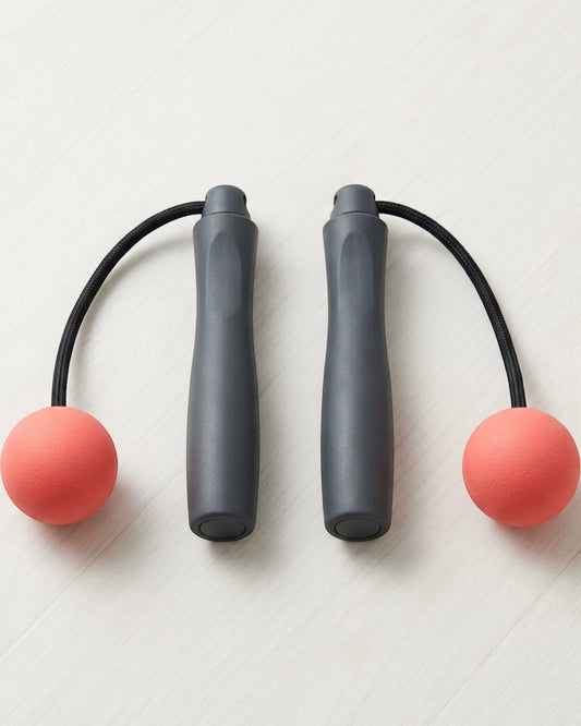 Plvbd Cordless Weighted Ball Jump Rope 180 g Charcoal Coral - Lifestyle view