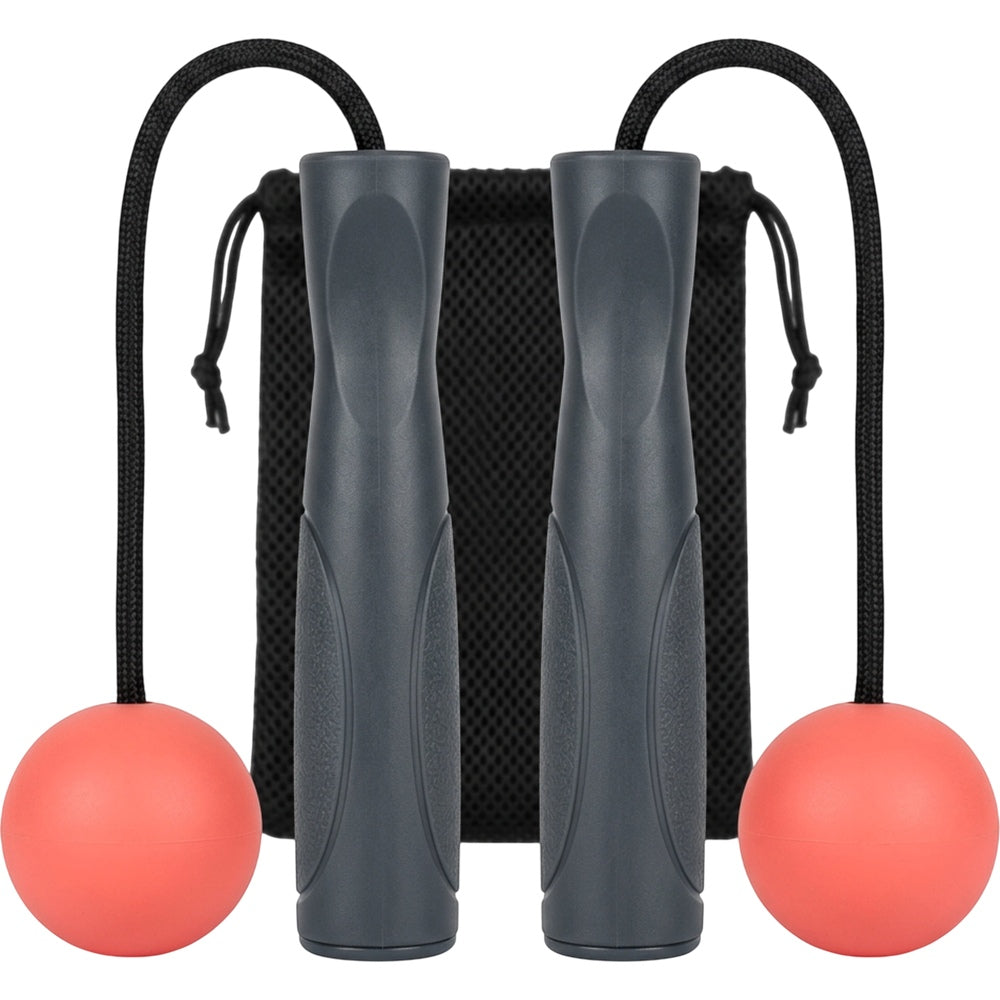 Plvbd Cordless Weighted Ball Jump Rope 180 g Charcoal Coral - Product view