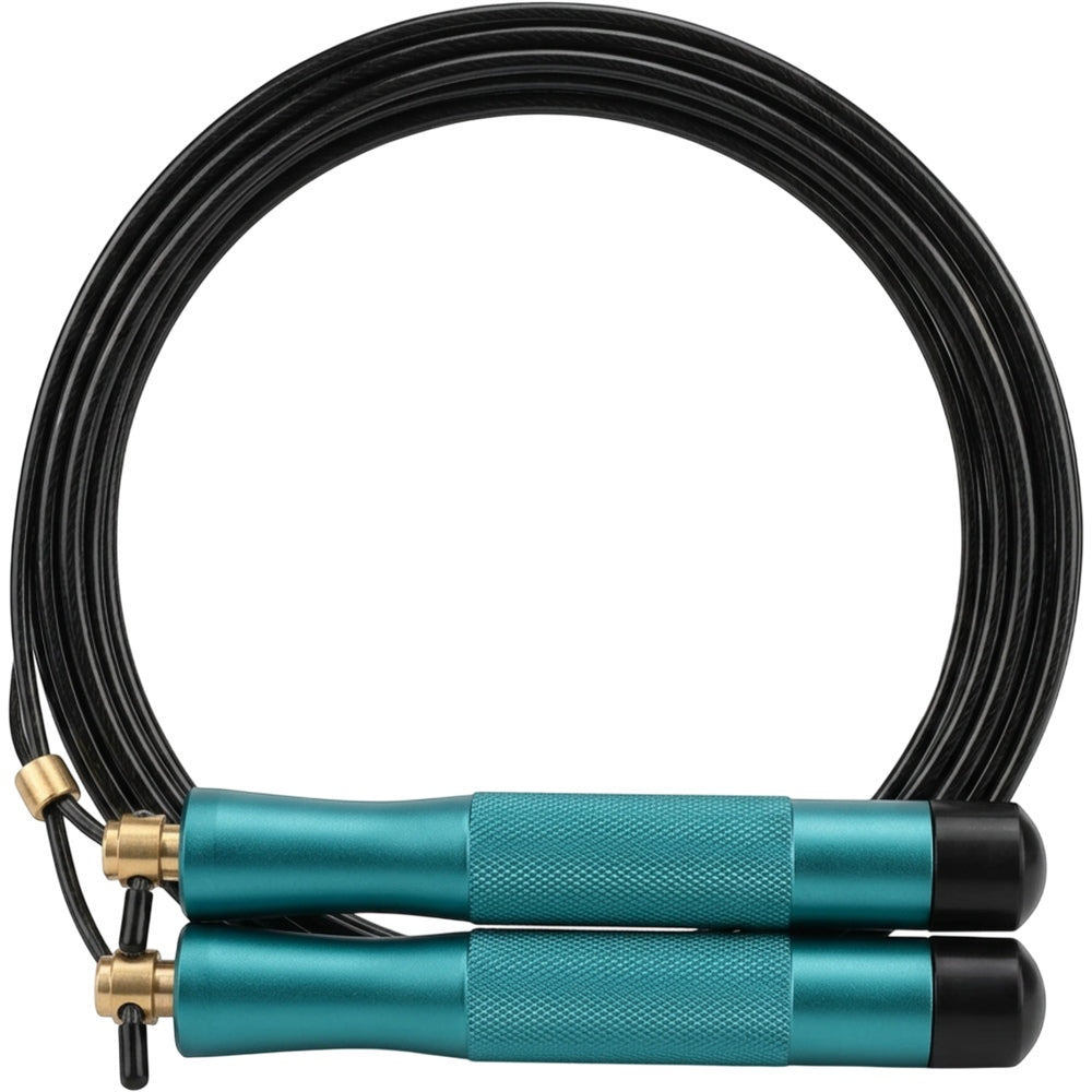 Plvbd Dual Bearing Steel Cable Speed Jump Rope 3 m Teal - Product view